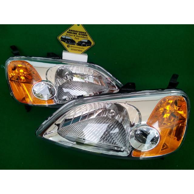 Headlamp/Lampu depan USDM honda civic vti/ES 2001-2003