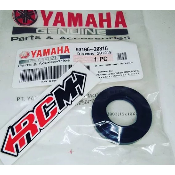 OIL SEAL SIL RODA DEPAN JUPITER Z BURHAN JUPITER MX OLD NEW MX KING ALFA FIZR DLL ORI YAMAHA 93106-20816