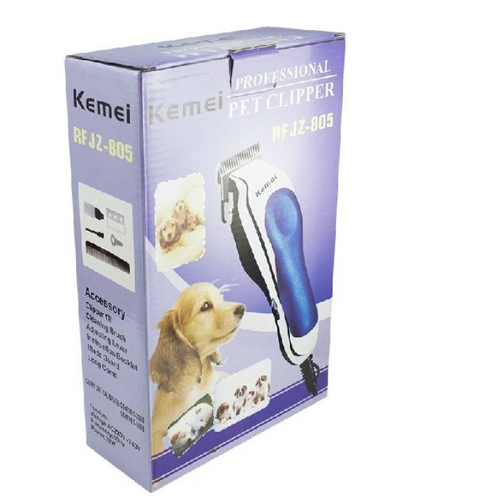 KEMEI RFJZ-805 - Electrical Pet Hair Clipper and Trimmer
