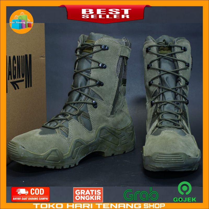 SEPATU MAGNUM L0WA/SEPATU 168 HIJAU /SEPATU BOOTS TACTICAL IMPORT