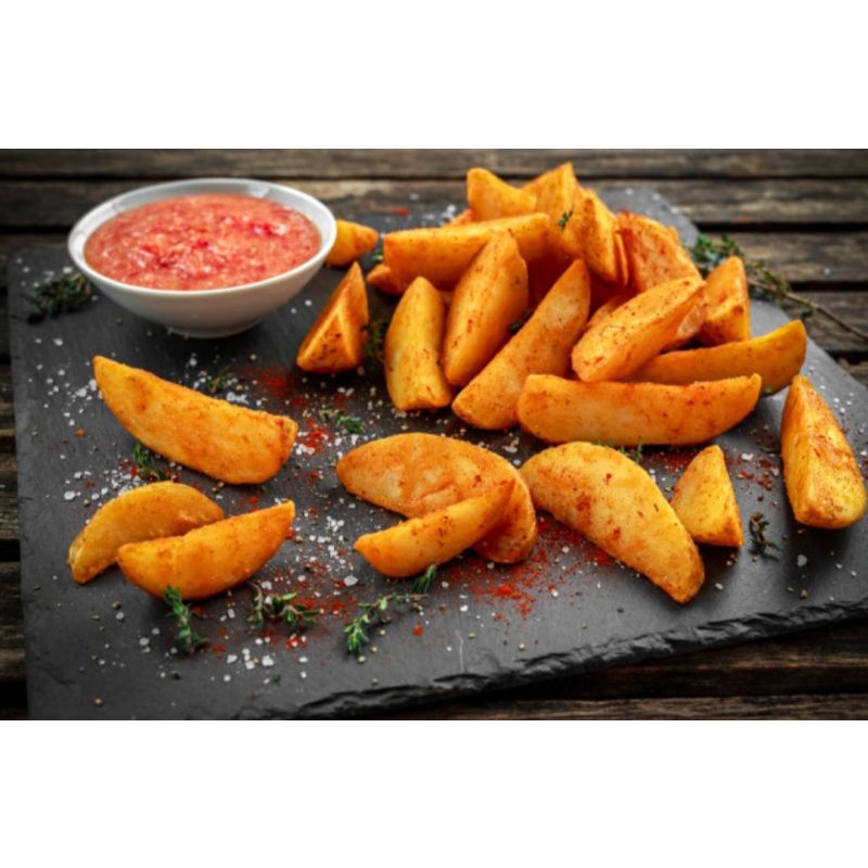 

Kentang Spicy Wedges 1 kg