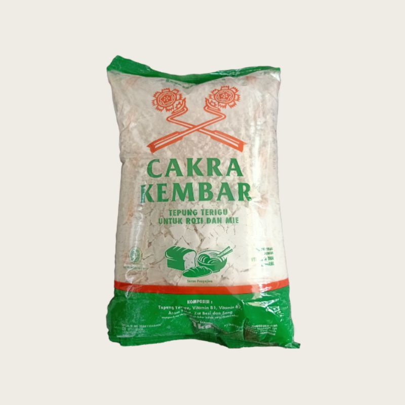 

CAKRA KEMBAR Tepung terigu untuk Roti dan Mie1kg