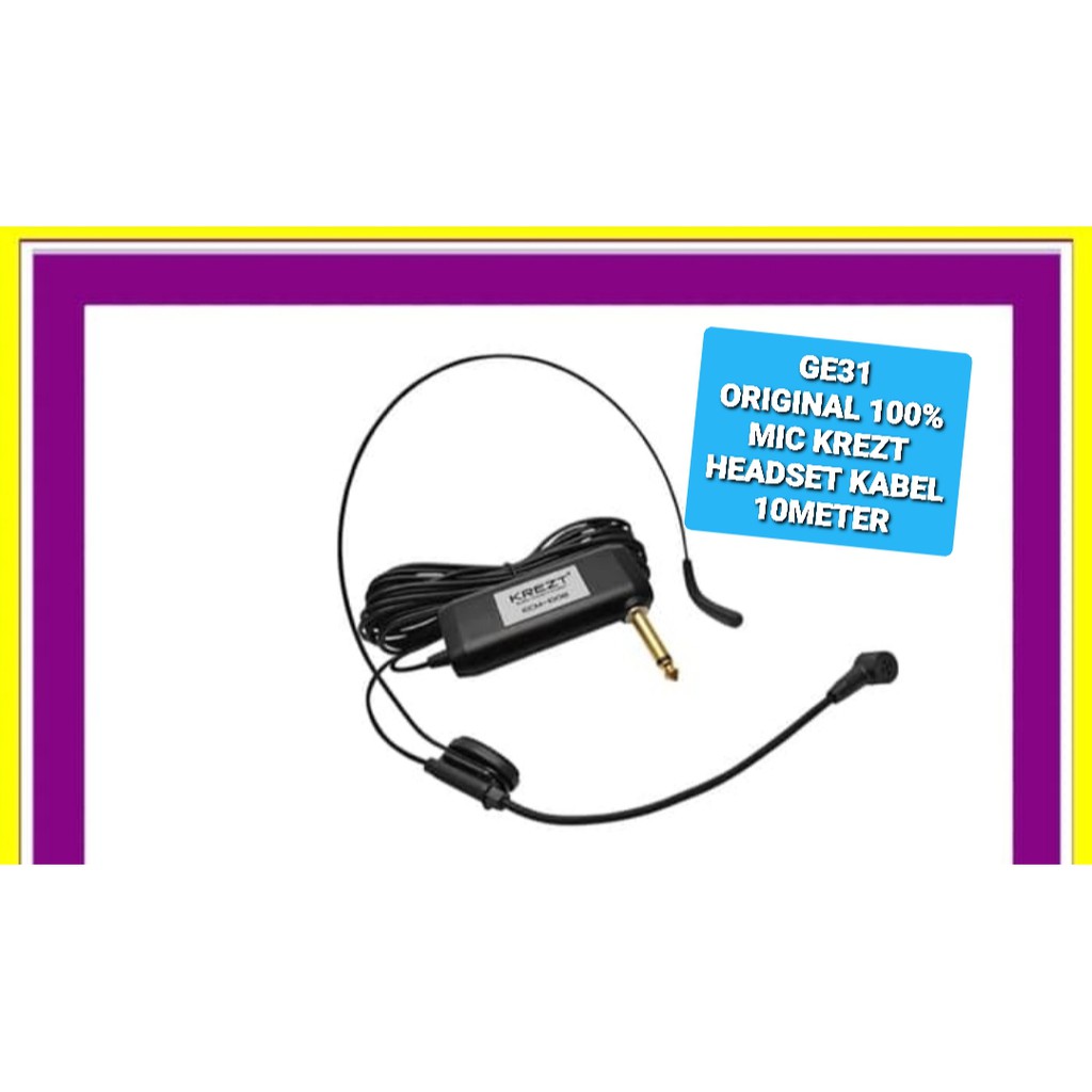 G31 original mik mic headset kabel 10meter condesor bando pro karaoke mikrophone microphone audio sound vokal vocal professional panggung dj studio Jepit Kancing kerah baju Clip sensitif aux emas klip BISA DIGUNAKAN SEGALA JENIS AUDIO Suara Jernih Panjang