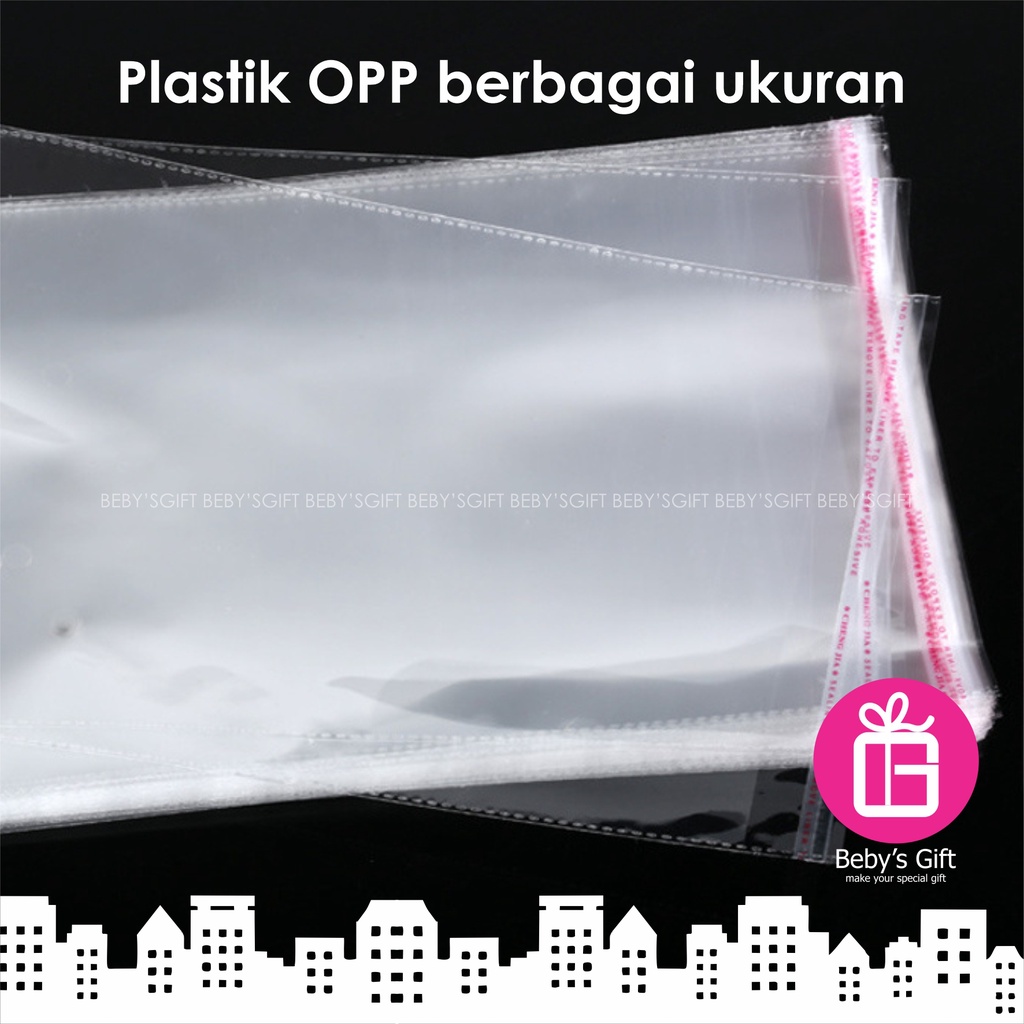 

Plastik Opp Seal 8x12 8x15 9x12 9x15 10x12 Kemasan Makanan Undangan dengan Perekat