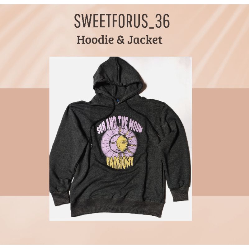 hoodie SUN and the MOON   *hoodie Jakarta*