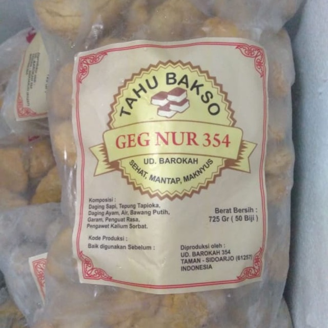 

Tahu Bakso 354 - 50biji