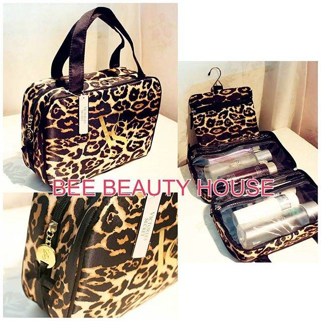 Tas skincare Travel Victoria's secret Leopard