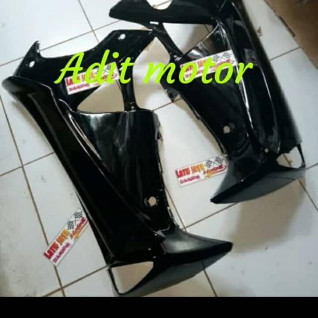 Sayap kanan kiri supra x 125 lama old warna hitam