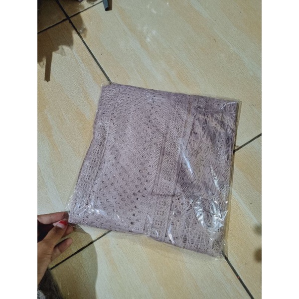 OUTER BROKAT KERUT// KARDIGAN BRUKAT // ATASAN BRUKAT KERUT // KARDIGAN OVERSIZE-Latte