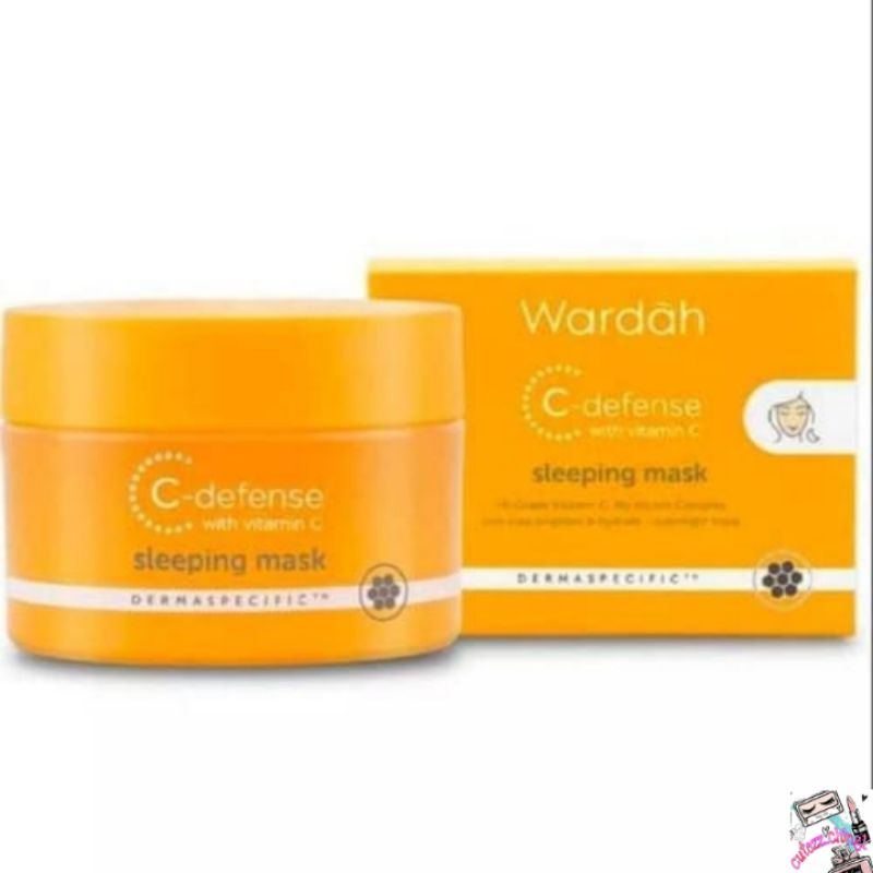 ☃Cutezz_Ching1☃Wardah C Defense Sleeping Mask 30g