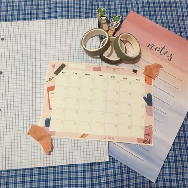 

WEEKLY PLANNER STICKER BISA DITEMPEL DIMANA SAJA✨ UKURAN A6