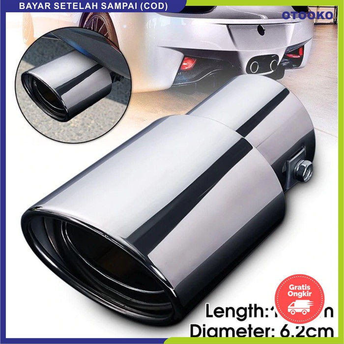 Knalpot uung universal Muffler all mobil  Muffler cutter buntut Cover Dekorasi ujung Knalpot Mobil Universal