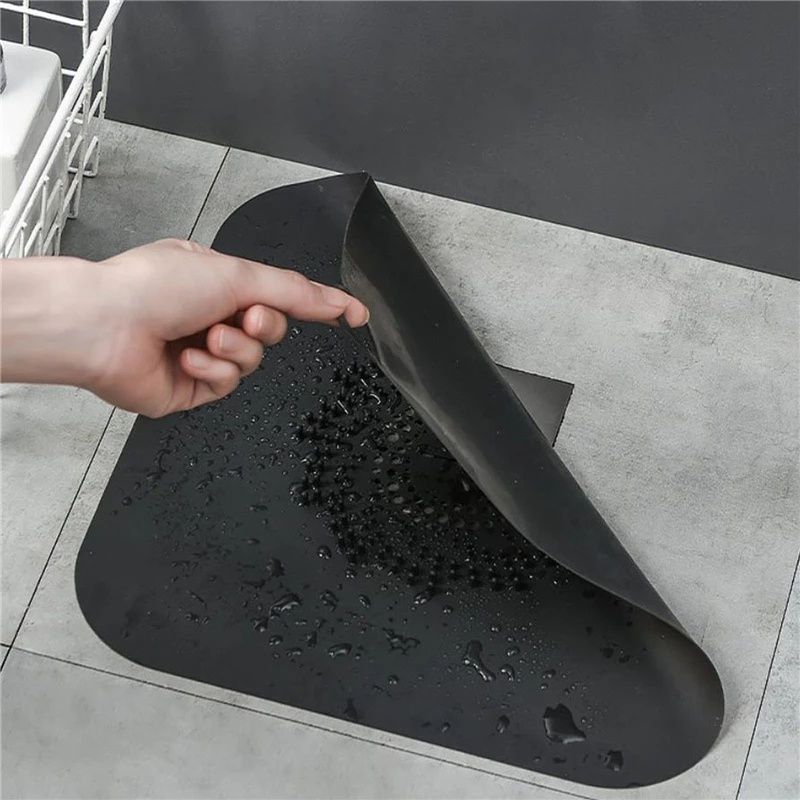 Silicone Large Anti Blocking Sink Floor Drain Pad With handle