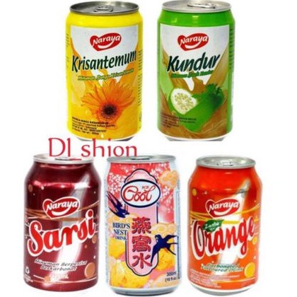 

Naraya Minuman Kaleng Sarsi Orange Kembang / Minuman Sarsi Orange Kaleng