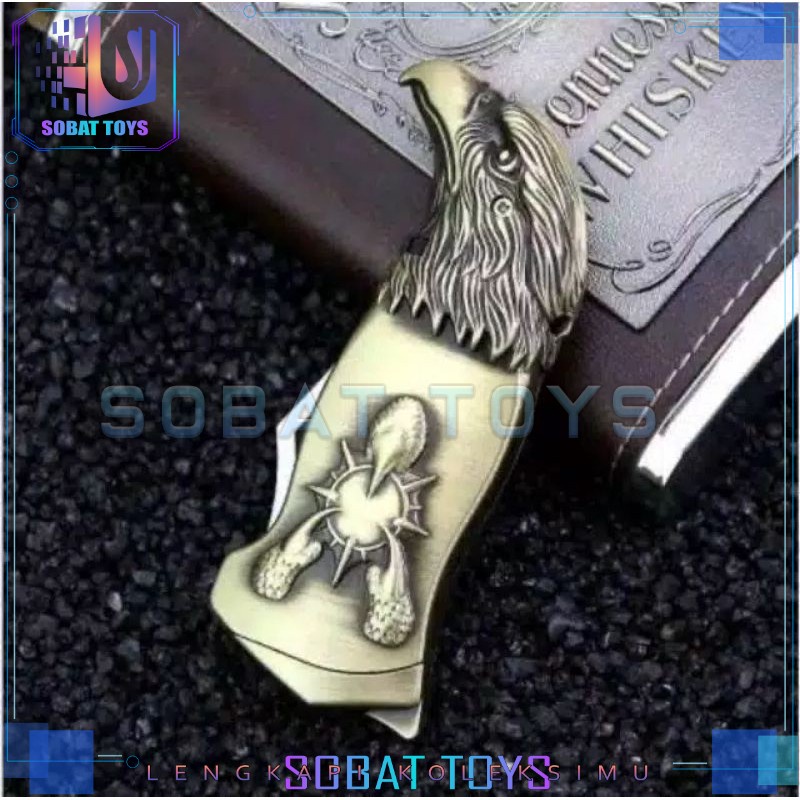 Korek  Api Gas Bara Pisau Elang mancis Las Lighter Unik