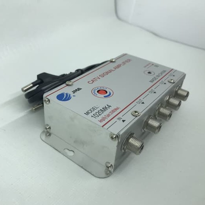 Booster Antena TV / CATV Signal Amplifier 4 Way