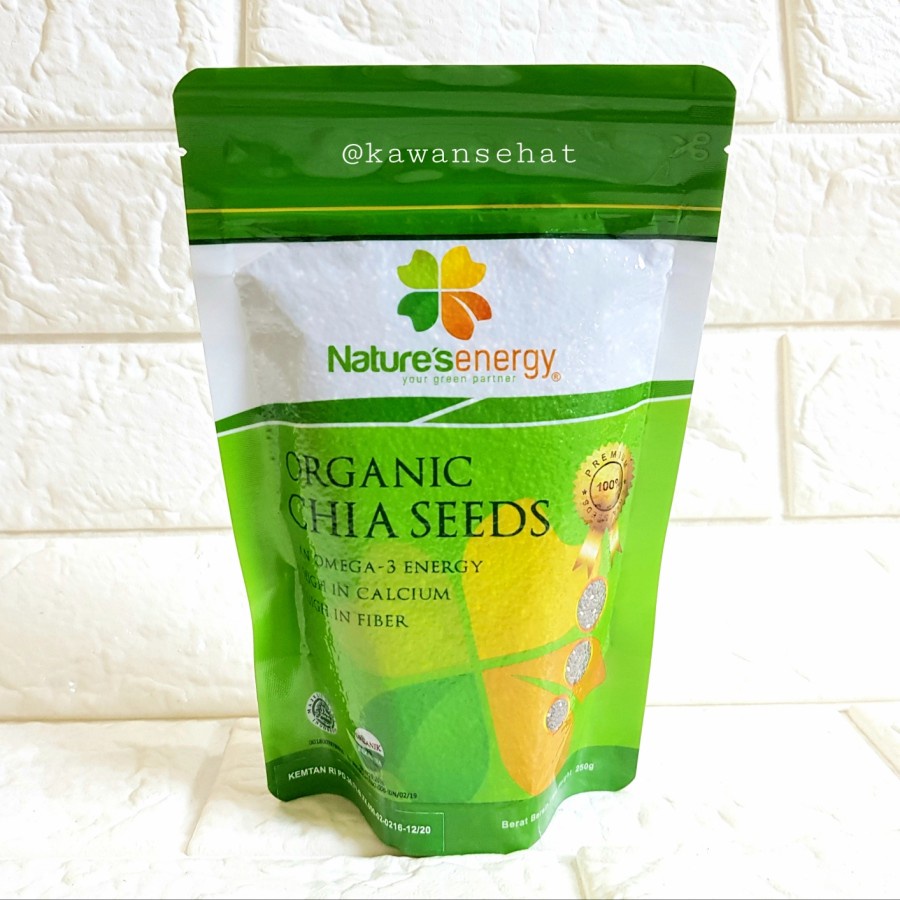 

Nature's Energy Organic Chia Seed 250gr | Biji Chia Organik
