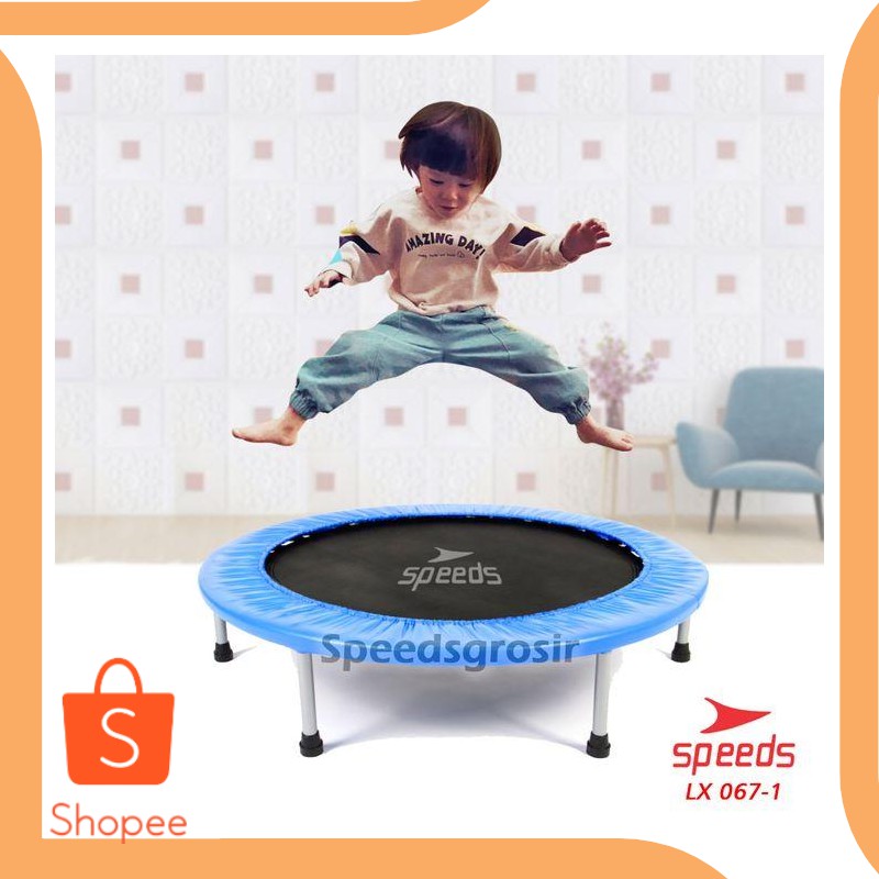 Unik sparepart Trampolin 38" Trampolin Mainan Lompat Trampoline Gym Fitness Murah