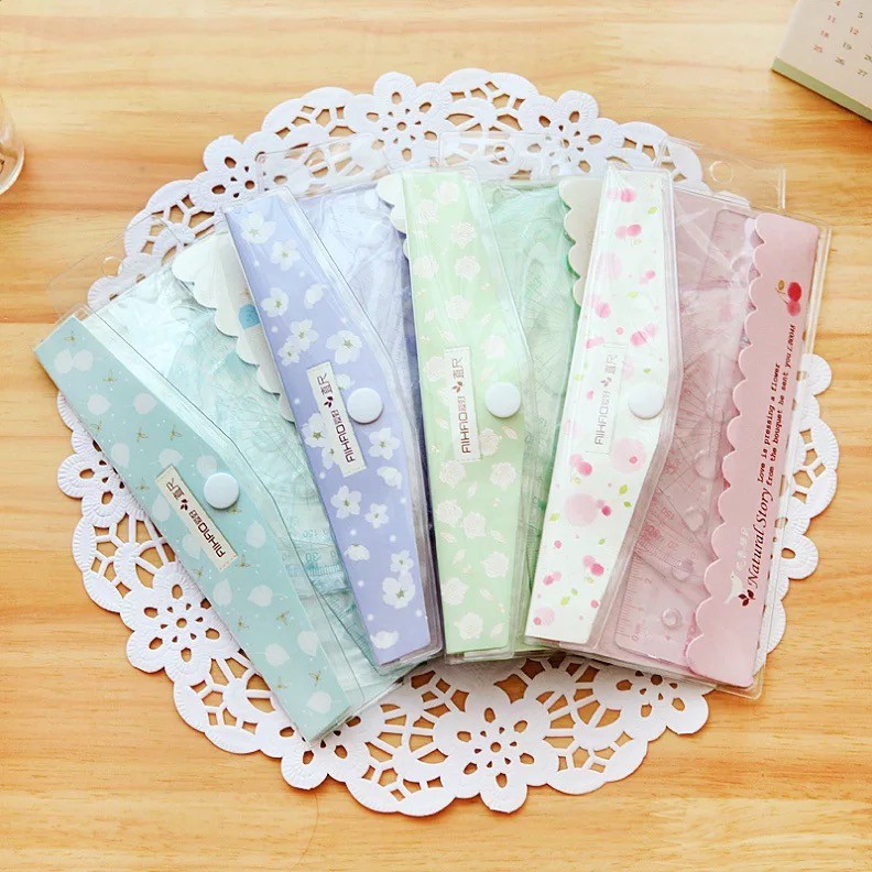 

ATK.TOP Set Penggaris isi 4 dengan Pouch.