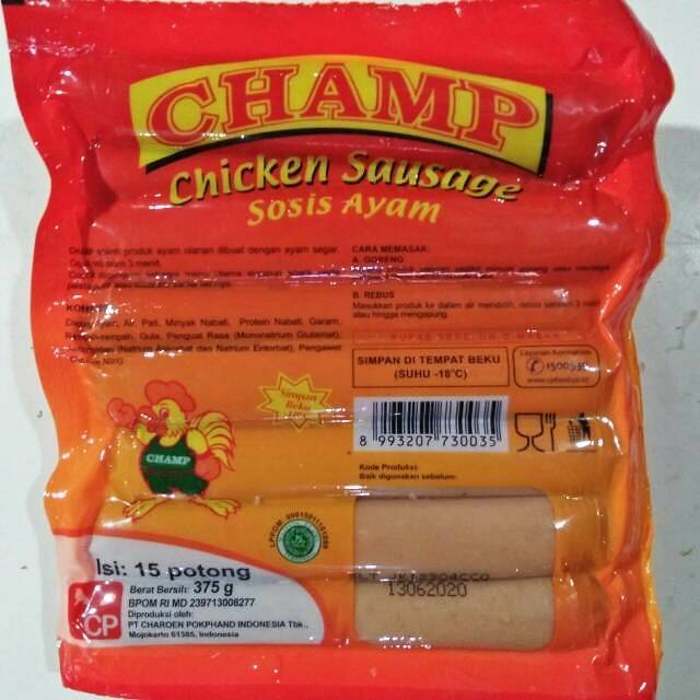 

SOSIS AYAM CHAMP [Isi 15 Potong]