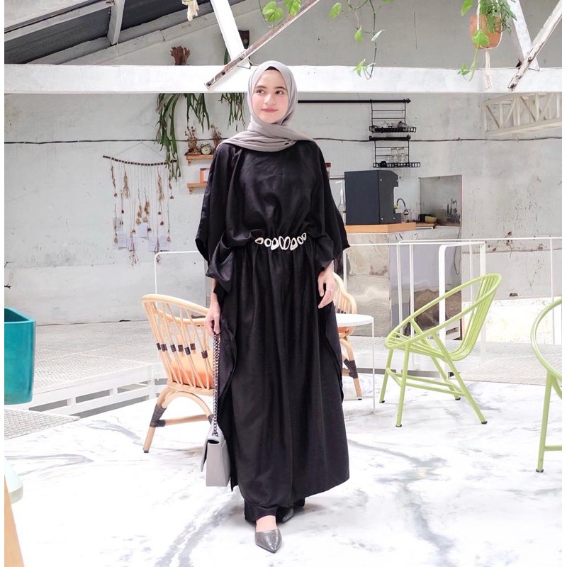 BLACK RAYA KAFTAN KALLYOUTFIT