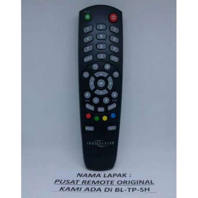 REMOT REMOTE RECEIVER PARABOLA INDOVISION ORIGINAL ASLI