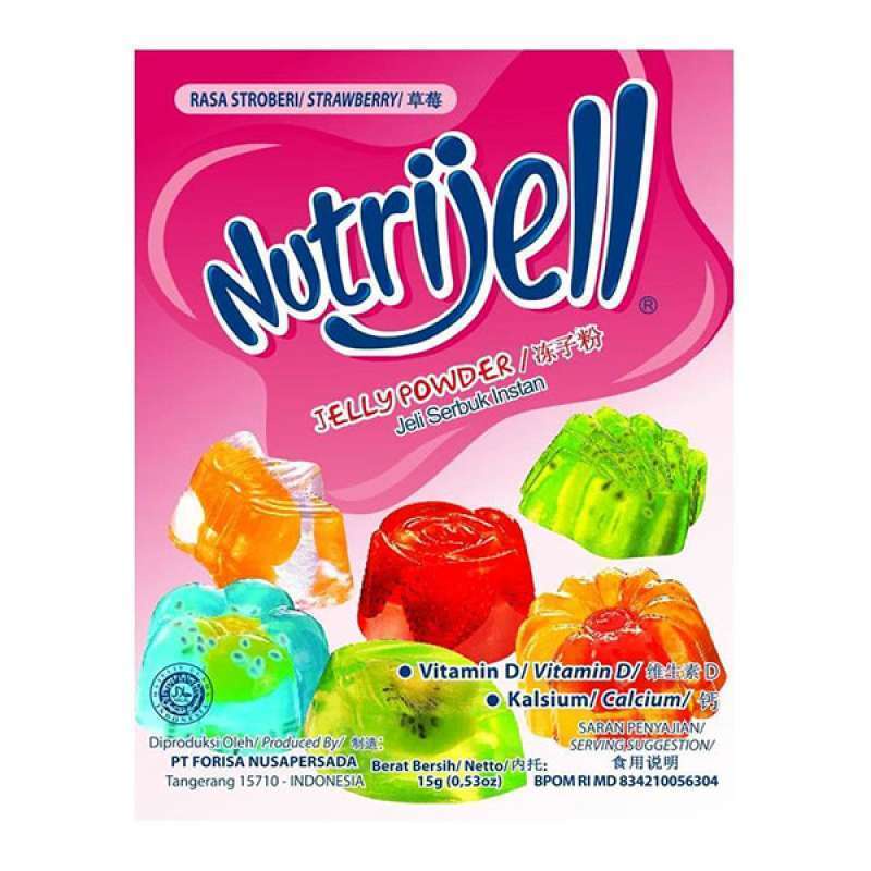 

NUTRIJELL STRAWBERRY 15GR 1SACHET