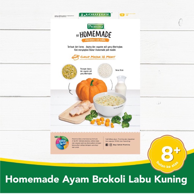 Promina homemade bubur bayi - bubur mpasi