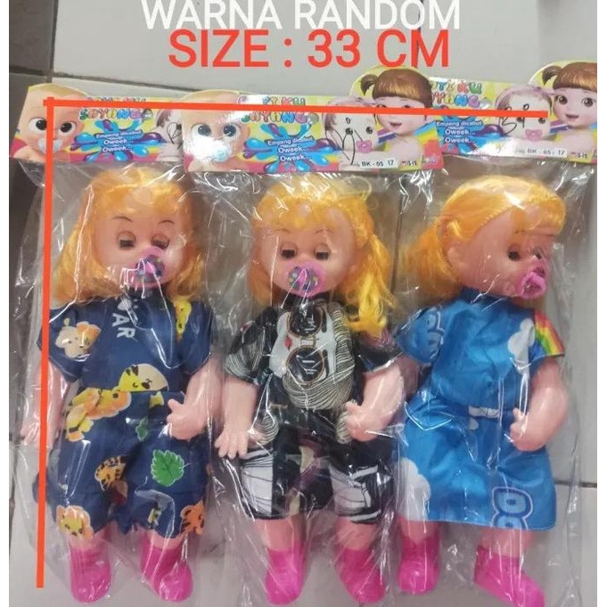 Promo Ukuran Besar Dorongan + Boneka Bayi Perempuan Bisa Nangis Murah