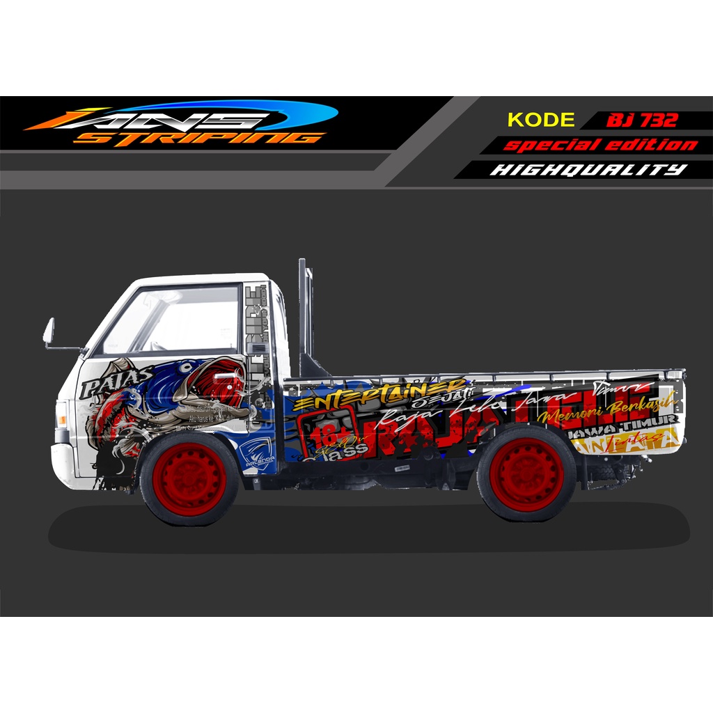 STICKER MOBIL PICK UP GRANMAX , CARRY , L300 / DECAL PICK UP / DECAL GRANMAX / DECAL STICKER MOBIL