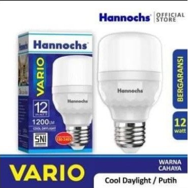 bola lampu led hannochs 12watt 12 watt