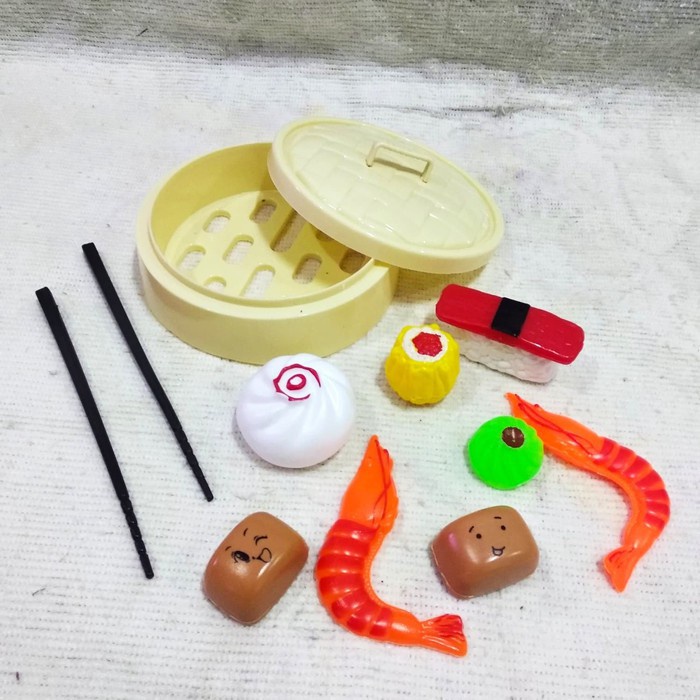 Set Mainan Makanan Anak Delicious Food Dimsum dan Mangkuk