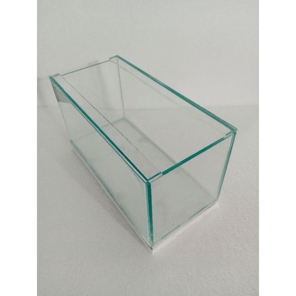 soliter kaca 25*12*12  aquarium tempat ikan hias, ikan cupang, chana dll