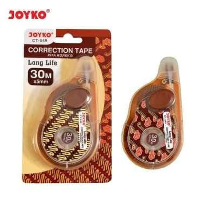 

Correction Tape / Tip-Ex Kertas Joyko CT-549 (12pcs)