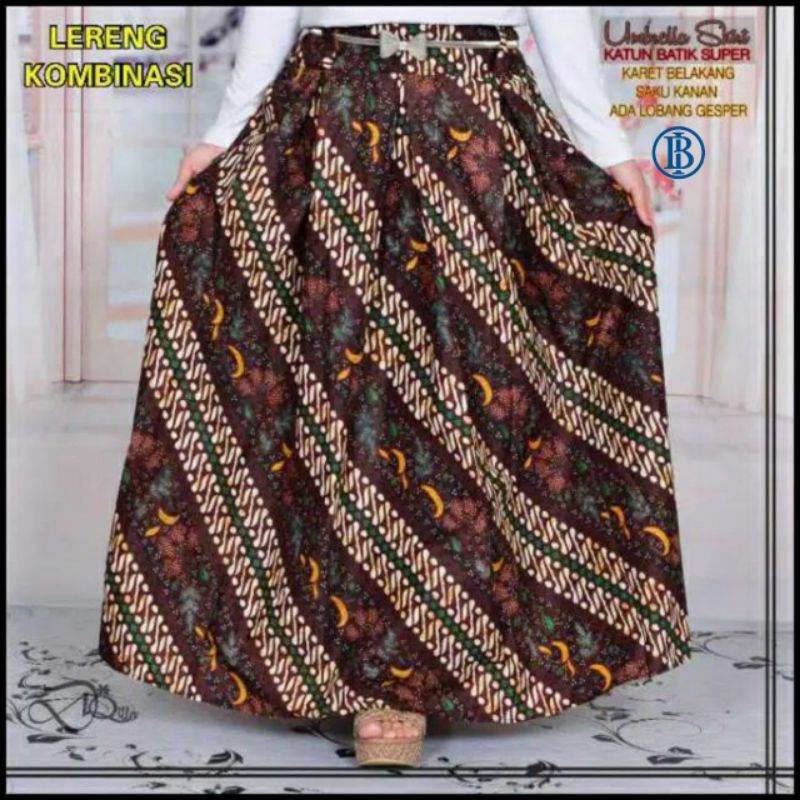 ROK BATIK TERBARU ALLSIDE MOTIF CENDRAWASI &amp; ULIR