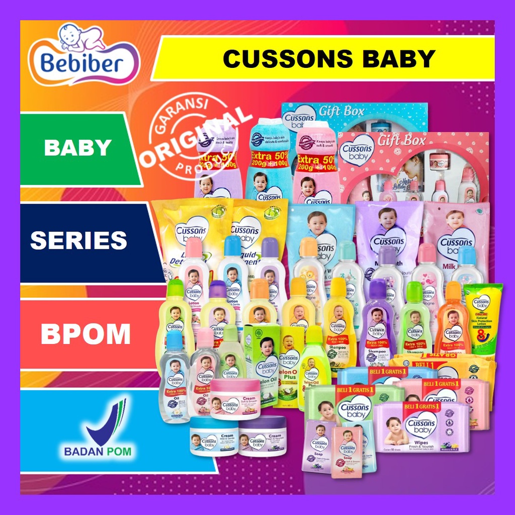 Cussons Baby Cologne 100ml - Cusson Cologne Bayi - Parfum Bayi - Minyak Wangi Bayi - Bebiber