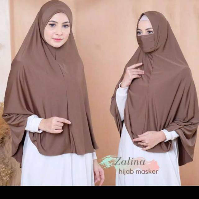 NIQAB HIJAB MASKER XXL JERSEY JOYA PREMIUM