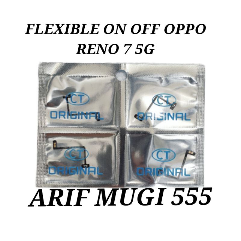 Flexible Flexible On Off Oppo Reno 7 5G Original