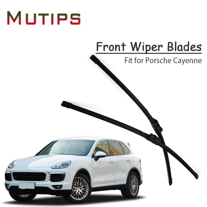 1 Set Karet Wiper Kaca Depan Mobil Untuk Porsche Cayenne 2002-2017