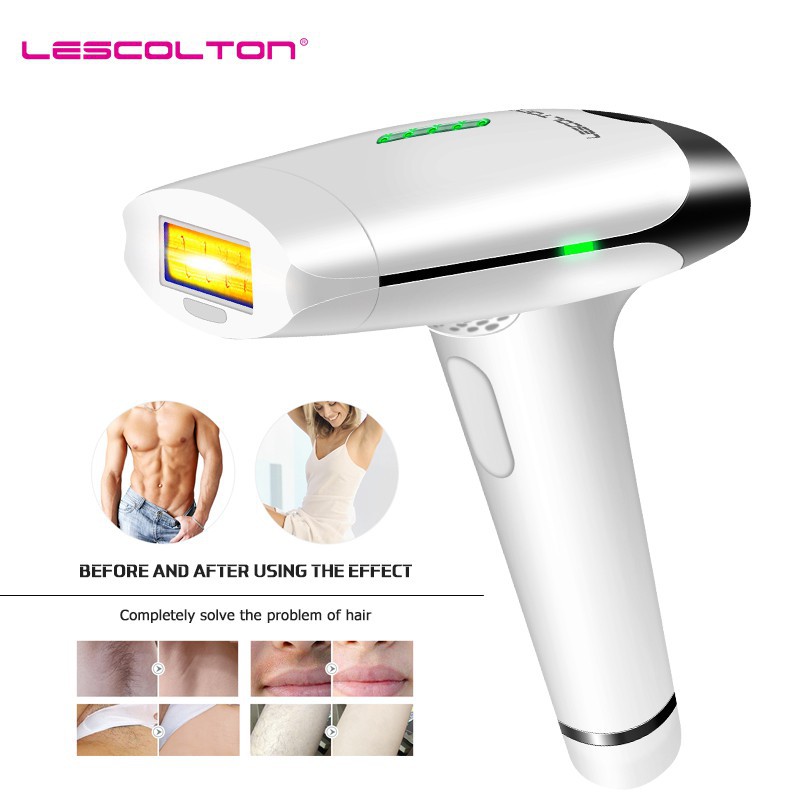 IPL Laser Hair Removal Lescolton 2 in 1 Portable IPL T009i Laser Hair Removal Permanent Bikini Trimmer instrumen pembuangan rambut laser