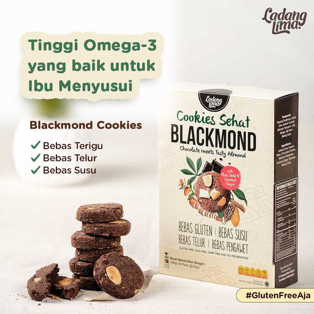 

Gluten Free Cookies (Chocolate and Almond Cookies) - LadangLima Blackmond