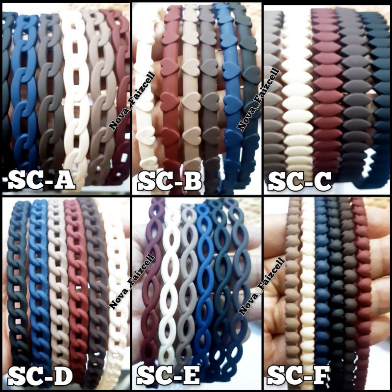 Bando Korea Dewasa Doff / Matte Seri Kecoklatan bandana Remaja dan Dewasa