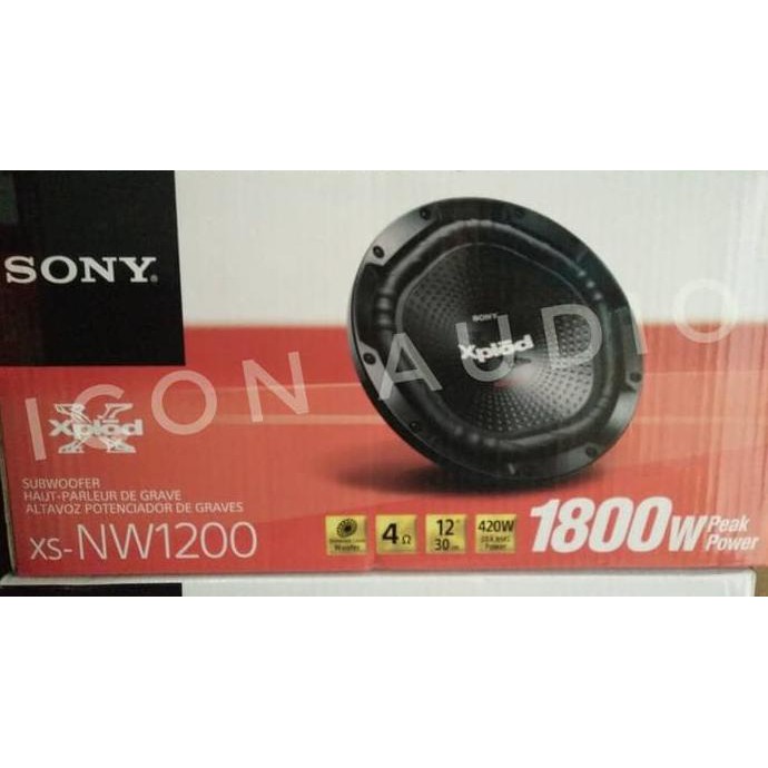 SUBWOOFER 12 INCH SONY XPLOD NW1200 TERMURAH