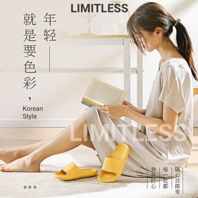 Sendal Wanita Slop Eva Karet Wanita Jelly Sendal Rumah Cewek Sandal CoupleSandal Selop Wanita Polos Andin