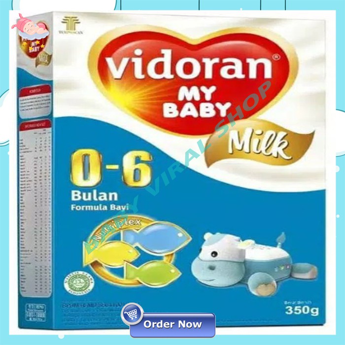 Vidoran My Baby 0-6 350gr Susu Bayi Vidoran My Baby Nutriplex 0-6 bulan NS 120