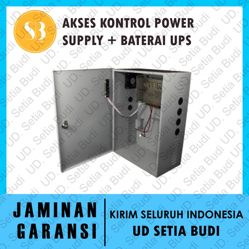 Akses Kontrol Power Supply + Baterai UPS