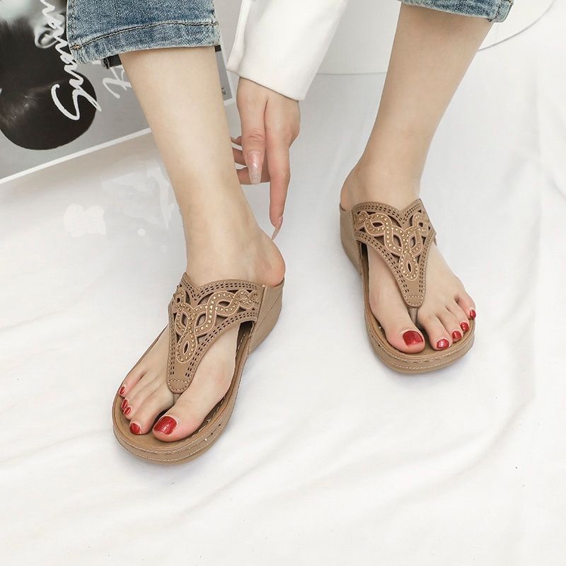 RYX - Lace Delay Sandal Slip-On Wanita Fashion Casual Sehari-hari - Ori Import