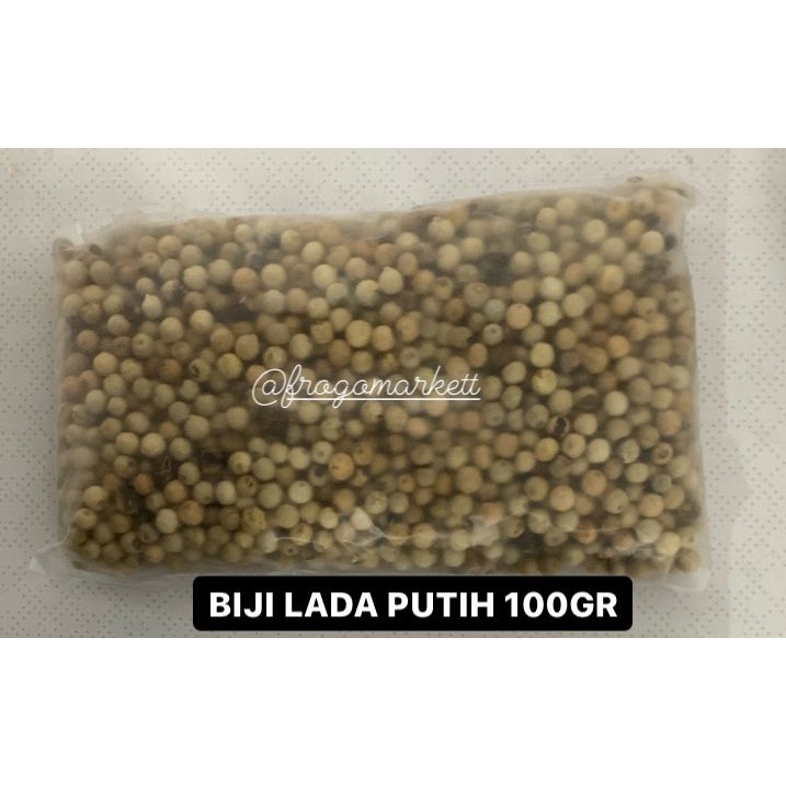 Biji Lada Kasar, Bulat Putih, Hitam 100gr