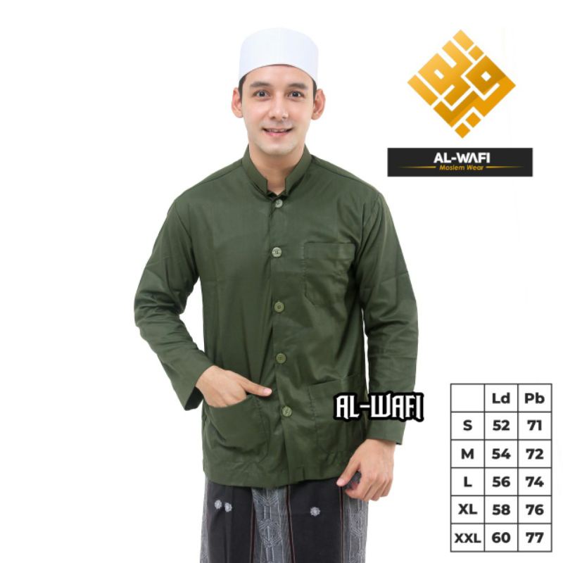 BAJU KOKO AS SAHIH POLOS PUTIH KOKO HABAIB KOKO HAIBAH KOKO AS SHAHIH