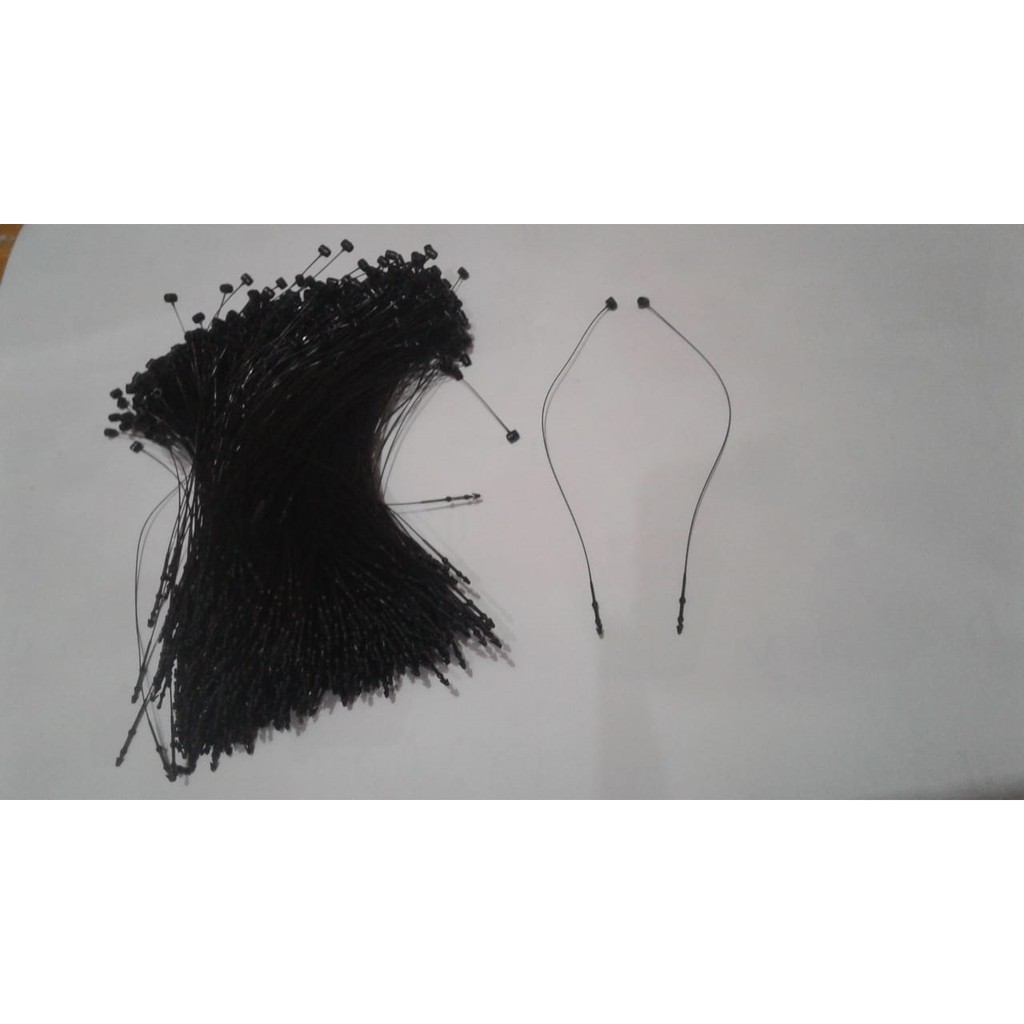 Tali Loop Pin / Lock Pin Hang Tag Untuk Hang Tag Label Merek - Hitam - putih